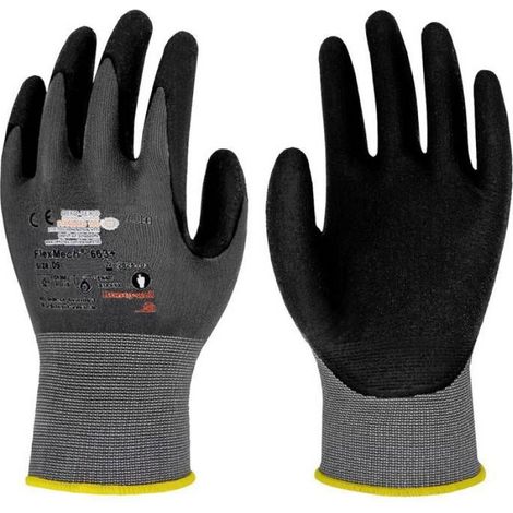 Gants de Montage - Mousse Nitrile - Sans Couture - Compatible Ecran Tactile - Taille Unique