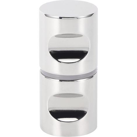 Poignée de Porte de Salle de Bain, poignée de Porte en Verre résistant à la Corrosion, Bonne durabilité, Acier Inoxydable pour Portes de Salle de Bains de 8 à 12 mm.