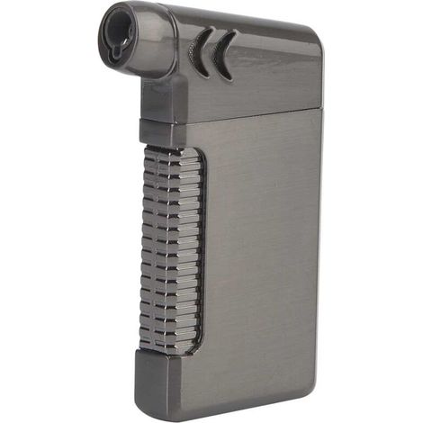 Briquet à gaz durable noir pour fumeurs et cadeaux d'affaires