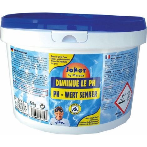 Réducteur de pH Joker MAREVA pour piscine - 5Kg - 100774U