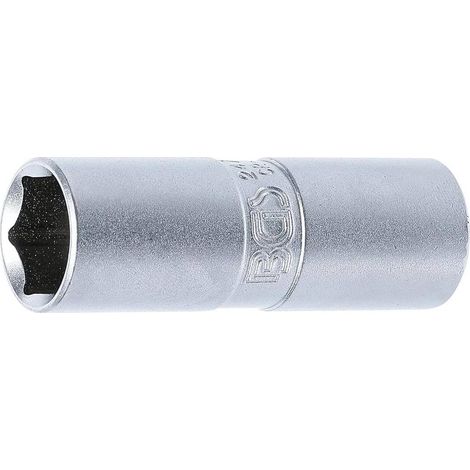 Douille de Bougie Six Pans 12,5 mm (1/2) - 16 mm - Acier Résistant - Prise Fiable et Durable, Pro - D-Work