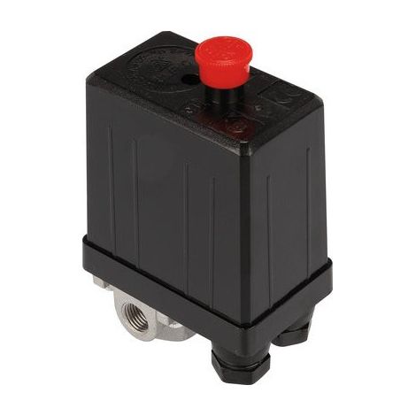 PRESSOSTAT MONOPHASÉ À 4 VOIES PIÈCE DE RECHANGE POUR COMPRESSEUR 1/4 H 10 BAR - 8973005897 (1/2)