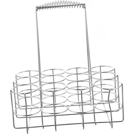 Panier Bière Métal Bouteilles Casier Transport et Rangement Porte-Bouteilles Pratique pour Barbecue et Sorties Organisateur Bouteille Robuste et Multifonctionnel (1/5)