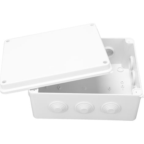 GARRYFIZH Boîtier de Jonction Extérieur IP65 Etanche Pluie 255x200x120mm Logement Universel avec Bouchon Caoutchouc (1/5)