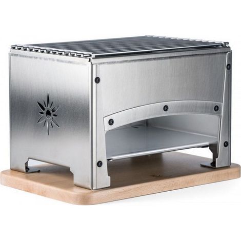 Barbacoa de mesa de carbón 33x22cm - BRASI-F - Tellier -