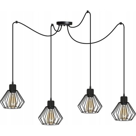 LÁMPARA DE TECHO COLGANTE ARAÑA LOFT DIAMANTE (1/5)