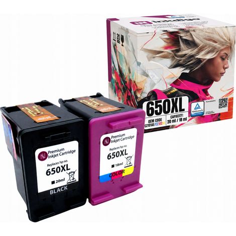 Inchiostro Inkdigo 650 XL compatibile con HP DeskJet 1515 InkAdvantage1515 certificato TÜV (1/5)
