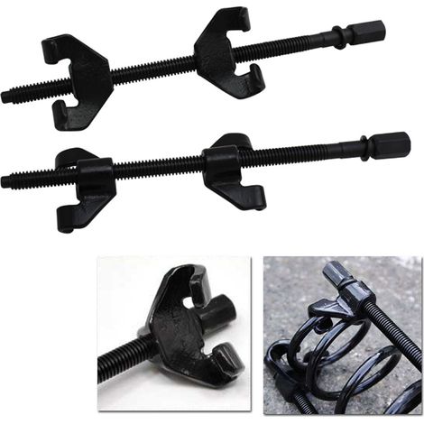 Wolketon Federspanner für Mac Pherson Spannköpfe Universal Federbeinsystem Tieferlegung Fahrwerk Spanner KFZ Satz (2-TLG Federspanner )
