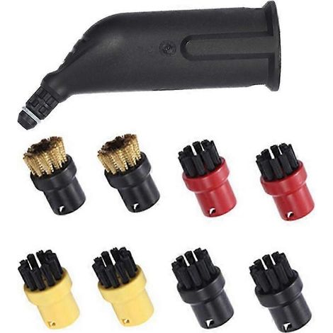 Steam Cleaner Extension Nozzle Head Round Brushes Kits for SC Series SC1 SC2 SC3 SC4 SC5 Parts Acces