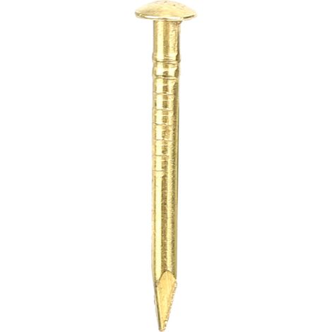 Quincaillerie pour charnières de meubles avec 100 clous en laiton à tête ronde, dimensions : 10 mm/15 mm/18 mm/22 mm, longueur : 18 mm (1/5)