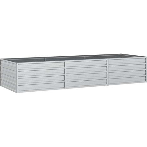 Maison Exclusive - Garten-Hochbeet 240x80x45 cm Verzinkter Stahl