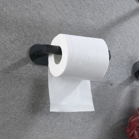 Dérouleur de papier toilette adhésif, acier inoxydable, porte-serviettes de cuisine sans perçage (1/5)