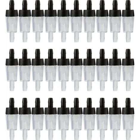 Aquarium Pompe à Air Clapets Anti Retour 40 Pièces Aquarium One Way Clapets Anti Retour Clapet Anti Retour d'aquarium Clapet Anti Retour en Plastique Unidirectionnel, (1/5)