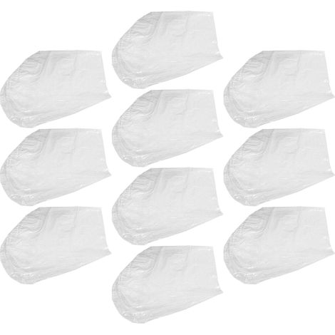 vhbw 50x Sacs compatible avec Dustcontrol DC 2800 H Asbest, DC 1800H Asbest, DC 1800 XL aspirateur - 70cm x 36cm transparent (1/4)