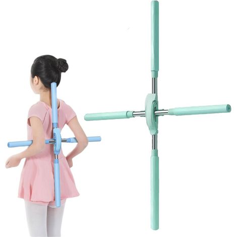 Bâton de yoga extensible pour étirements, correcteur de posture réglable, outil anti-bosses