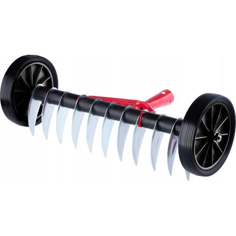 KADAX Rasenlüfter mit Rädern, ohne Stiel, 43 cm