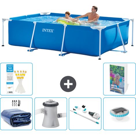 Rechteckiger Frame Pool - 260x160x65 cm - 7-teilig S81