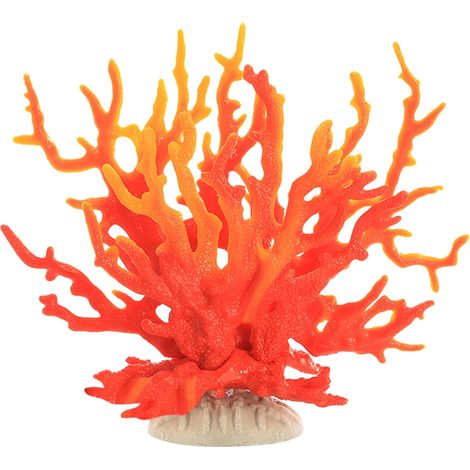 Coral - Décoration Aquarium - Paysage Marin Artificiel - Pour Bac à Eau Douce ou Salée - 1 Pièce (1/5)
