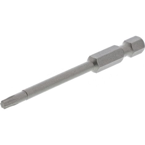 Embout de vissage RS PRO Torx, T15, L. 70 mm, Acier au vanadium au molybdène chromé ( Prix pour Paquet de 5 )