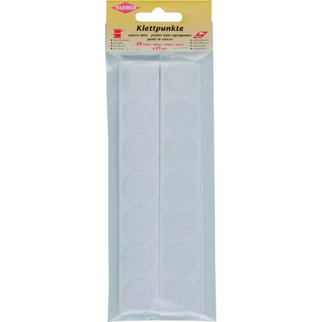 KLEIBER ACCROCHES ADHÉSIVES BLANC 25 MM 819-04