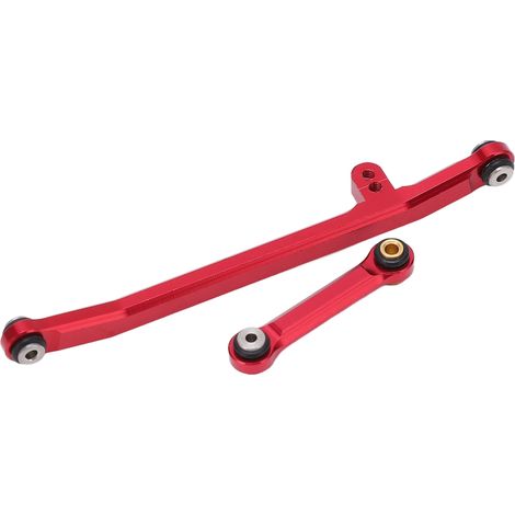 Biellette de direction de rechange en alliage d'aluminium pour voiture RC Axial SCX24 90081 AXI00001 AXI00002 1/24 (rouge) (1/5)