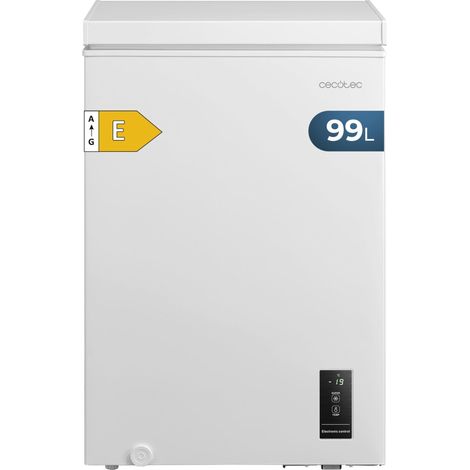 [PRODOTTO USATO] Congelatore da 99 l, cestello con maniglie, controllo elettronico a led, molto silenzioso 38 db, ultracontact d-cool e funzione duale (congelatore/refrigeratore), classe energetica e