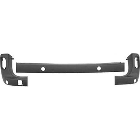 Moulures de pare-choc arrière noires avec trous radars Renault Kangoo 2 depuis 2008