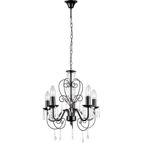 HÄNGELEUCHTE TOOLIGHT EBT010-5CP BLACK