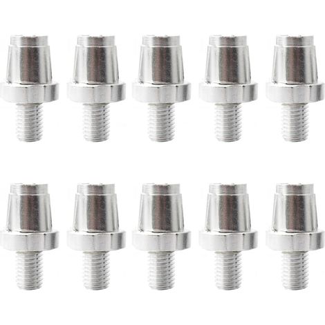 Jeu de 10 vis de réglage de levier de frein, vis de réglage de frein de vélo M7 en aluminium, pour levier de frein de vélo pliant VTT, argenté (1/5)