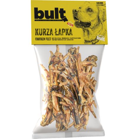 BULT natürlicher Hundekauartikel Hühnerpfoten 150g getrocknet (1/3)