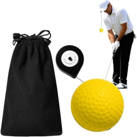 Balle d'Entraînement Golf Équipement de pratique à clip casquette réglable (1/5)