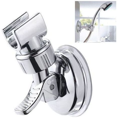 Support de douche à main universel réglable, support de ventouse, placage complet, Rail de douche, Rotation du support de salle de bain (1/5)