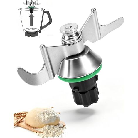 Kneading Blade, Stainless Steel Dough Hook (1/5)