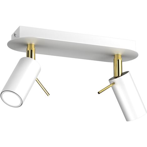 Lampada da soffitto PRESTON ORO/BIANCO 2x mini GU10 (1/5)