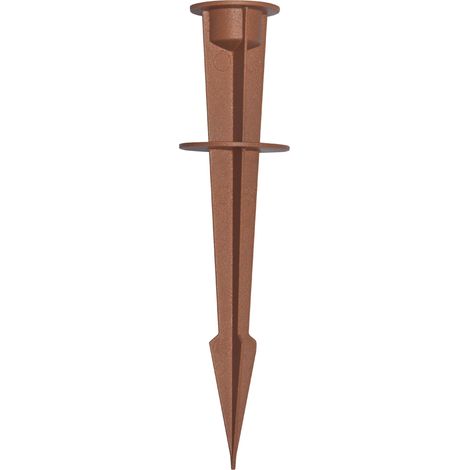 Piquet de jardin pour projecteur TWISTER 4 et MICHELLE 5W corten ARIC 51892 (1/4)