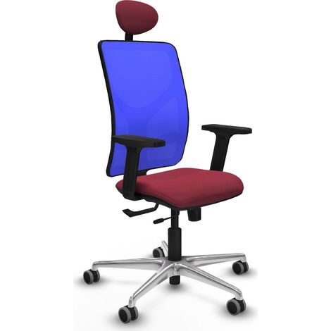 Sedia da ufficio piqueras y crespo Motilla blu alluminio (1/2)