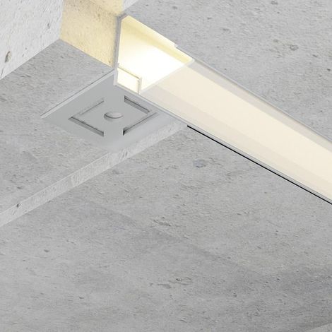 IluminaShop - Perfil de Aluminio Gilg Empotrable 2 Metros (1/3)