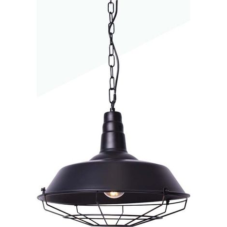 Lámpara Colgante Vintage "ELANIO" - Negro (1/5)