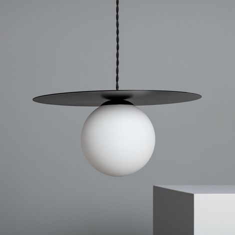 Lampada a Sospensione in Metallo Luminia Nero