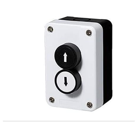 Interrupteur double pour portes de garage, étanche, levage, bouton-poussoir, volets roulants, bouton-poussoir