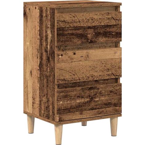 Maison Exclusive - Armario de Noche con cajón Madera vieja 40 x 3