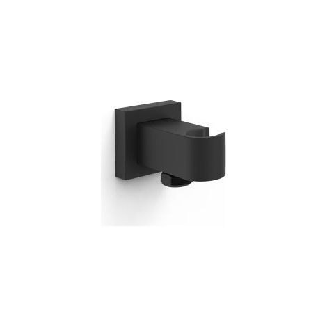 Support fixe avec arrivée d’eau pour douchette BLACKMAT (noir mat) - TRES 20218221NM (1/2)
