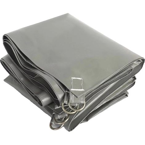 Cubierta de sombra para pérgola, universal, impermeable, protección duradera, 4,8 x 2,4 m (solo la cubierta) (1/2)