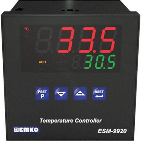 Emko ESM-9920.5.20.0.1/01.02/0.0.0.0 2 points, P, PI, PD, PID Régulateur de température Pt100, J, K, R, S, T -200 à 170 (1/5)