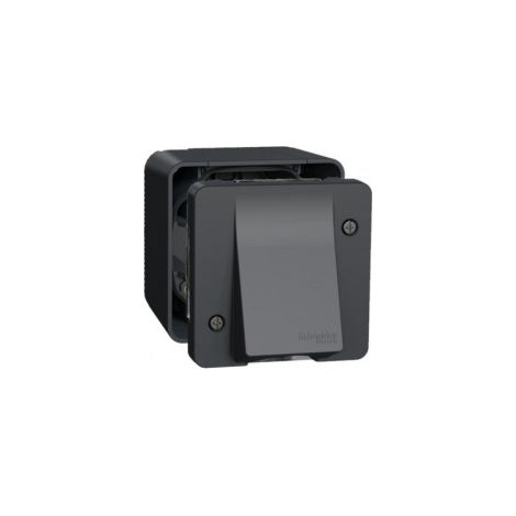 Schneider - Mureva - Sortie de Cu00e2ble Complu00e8te saillie - Connexion AUTO - Gris - IP55 IK08 - Ru00e9f : LOT3065 (1/5)