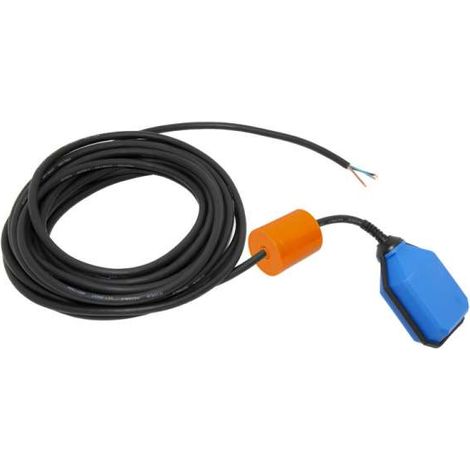 Schwimmerschalter 230V 10A IP68 mit 5m Kabel Trockenlaufschutz Öffner Schließer Füllen Alarm Leeren (1/2)