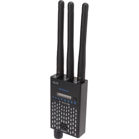 Détecteur RF Anti-mouchard Scanner Signal Sans Fil GPS G618 Chercheur Caméra WiFi Espion Écoute 300-8000MHz (1/5)