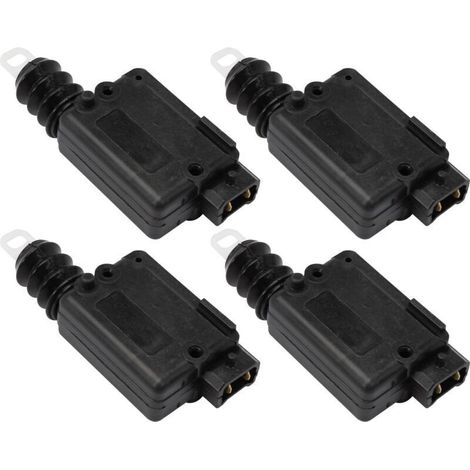 4 × Moteur Centralisation de Porte ou Coffre pour Clio 2 Duster Logan Sandero, Actionneur de Verrouillage Central pour Megane Scénic Trafic Twingo Espace Kangoo Master 2 7701039565 (1/4)