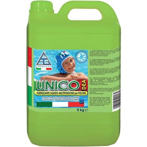 CLORO P/PISCINA LIQUIDO MULTIFUNZ UNICO  5 KG