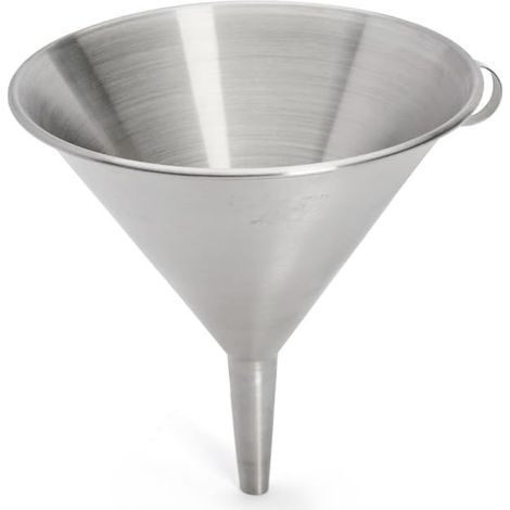 Edelstahltrichter – ohne Filter – für Profi- und Hobbyküchen – Silber – 12,9 cm (1/5)